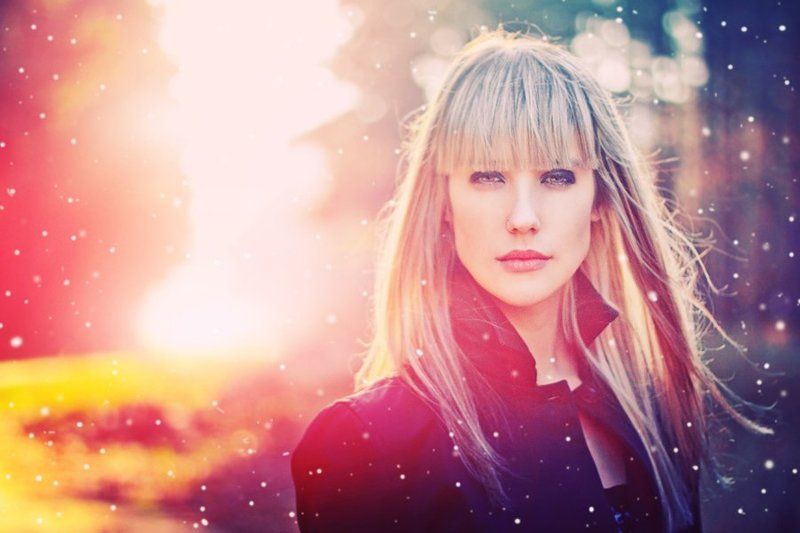 девушка, снег, зима, ядерная Ядерная зима... фото превью