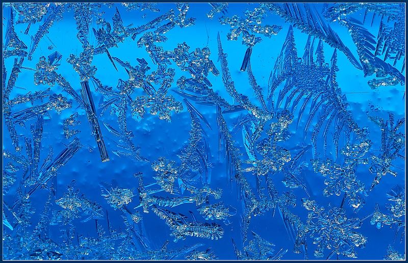 макро,иней,зима, Зимние узоры. фото превью