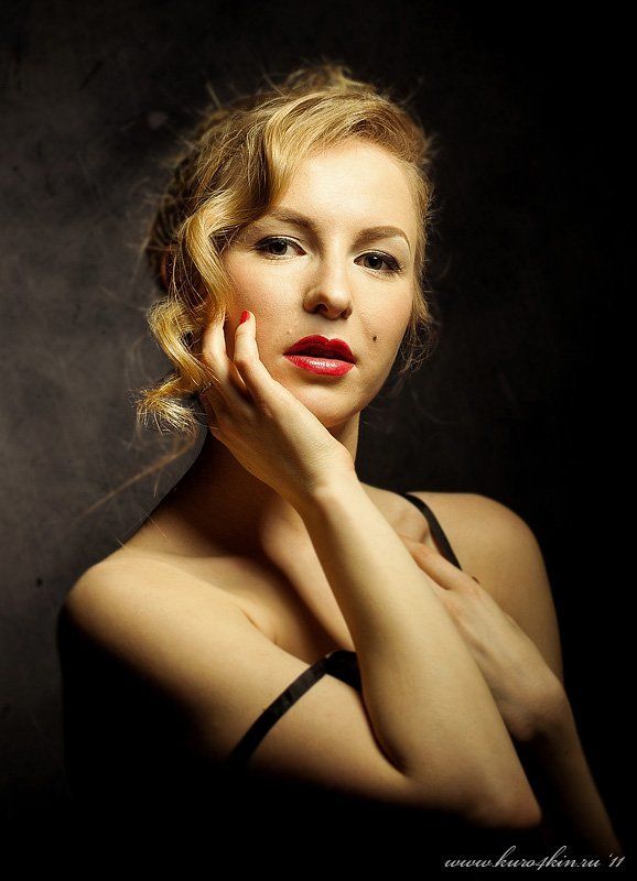 портрет, девушка, студия, 50-е Мэрилин? фото превью