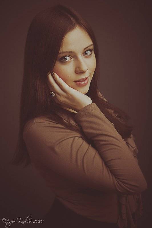 девушка, портрет, студия, игорьпавлов, Игорь Павлов