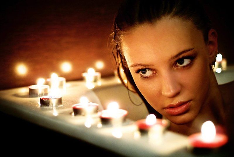 фото, глеб, филатов, z-foto, девушка, ванна, свечи  фото превью