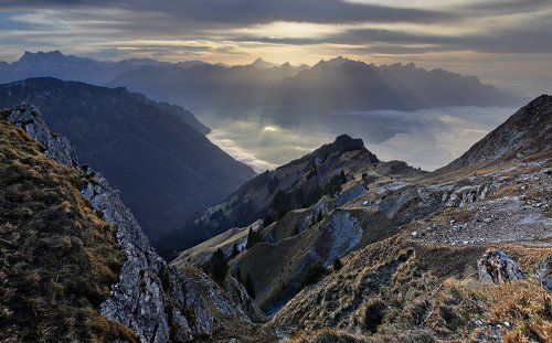 Evening in the Mountains