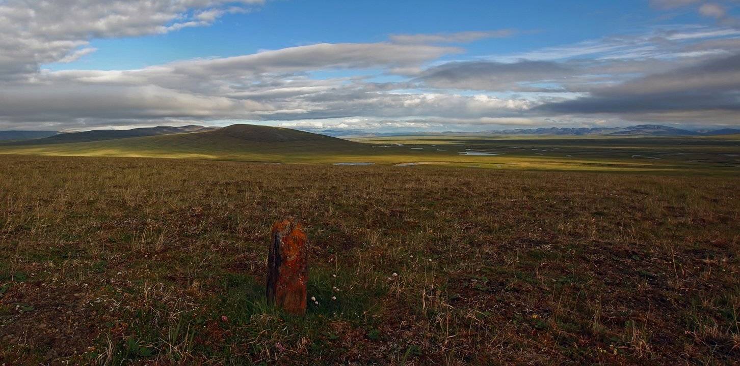чукотка, пейзаж, природа, небо, облака, растения, сопки, россия, север, тундра, цвет, свет, вода,, Сергей Шульга