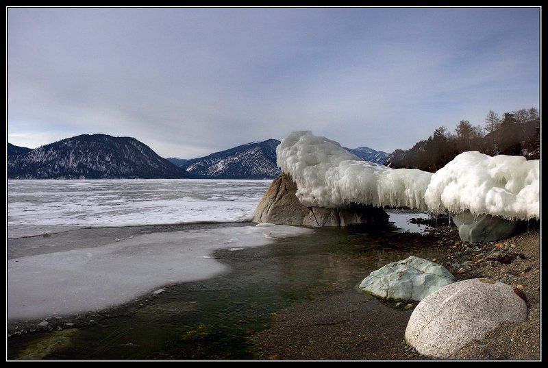 алтай, телецкое, озеро Вот такой вот мостик. фото превью