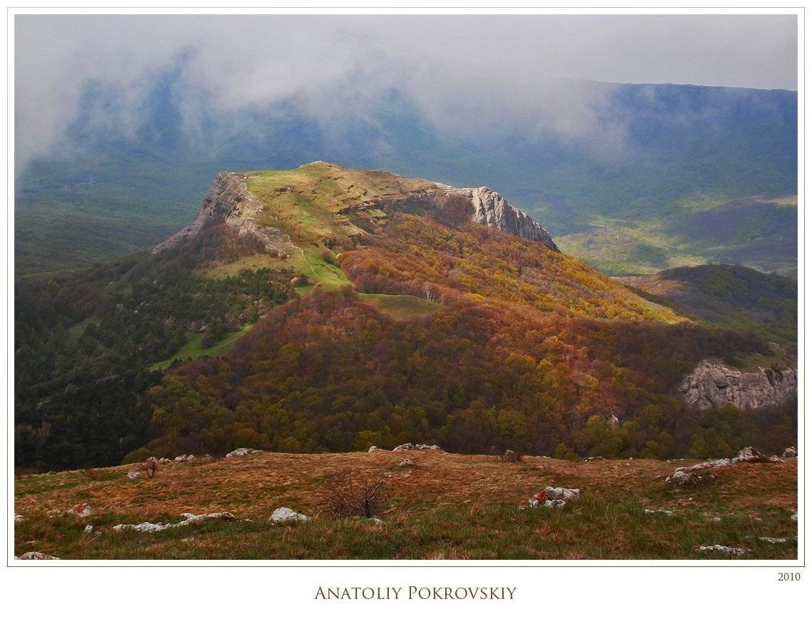 пахкал-кая, демерджи, поляна ман, крым, весна, облако, анатолий покровский, Анатолий Покровский