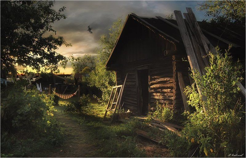 Летний вечер фото превью