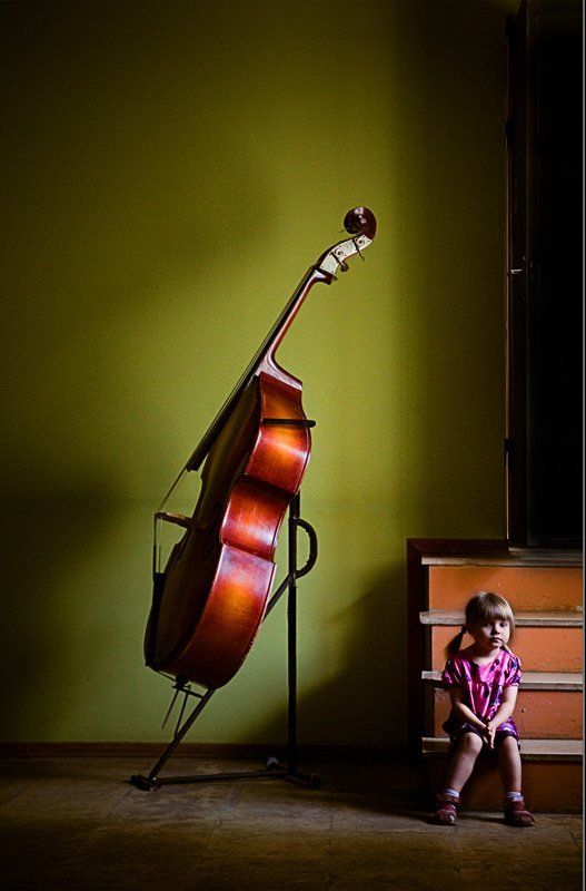 портрет, девочка, ребенок Про Большую Музыку и Маленькую Девочку фото превью