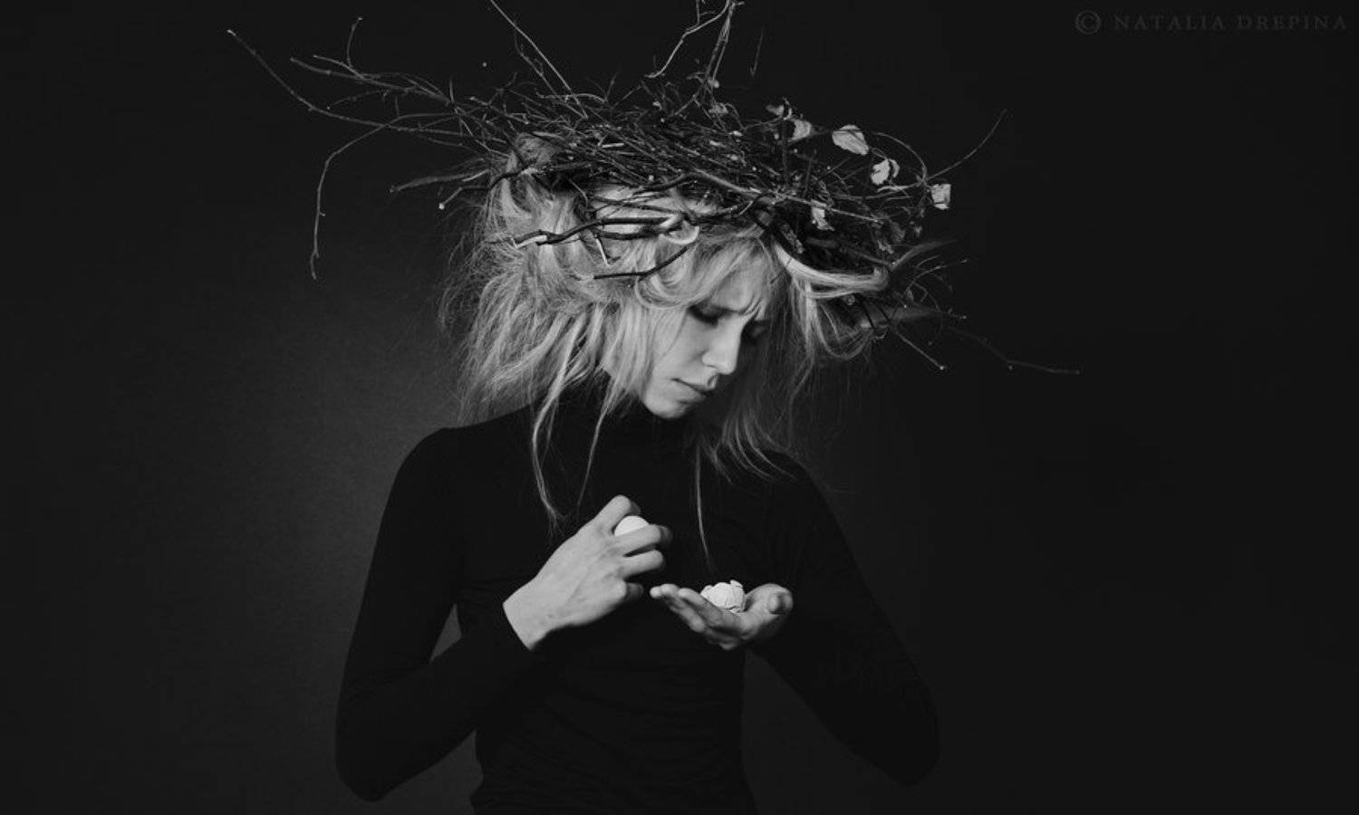 death,nest,egg,dark, Natalia Drepina