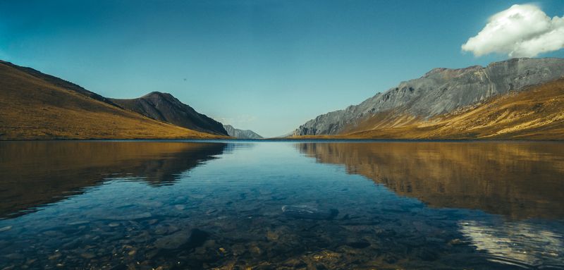 travel, mountaincs, landscape, adventure, nature, lake Black rock lake фото превью