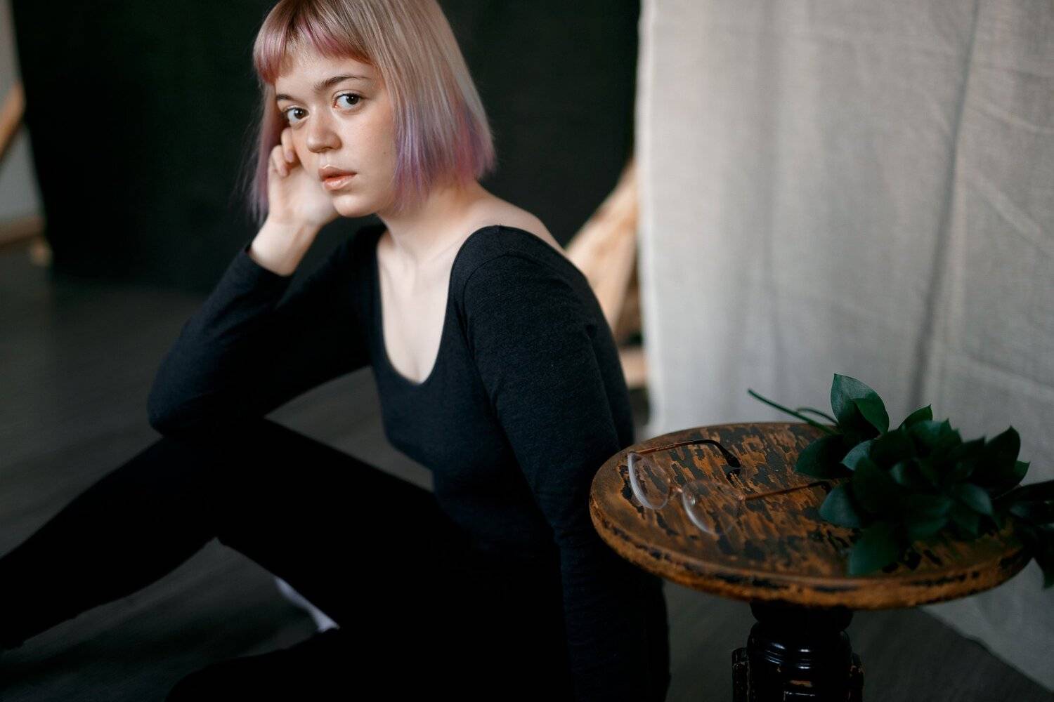 portrait, girl, people, color, eyes, light, девушка, studio, студия, портрет, head, свет, человек, эмоции, цвет, фотосессия, Иван Лосев