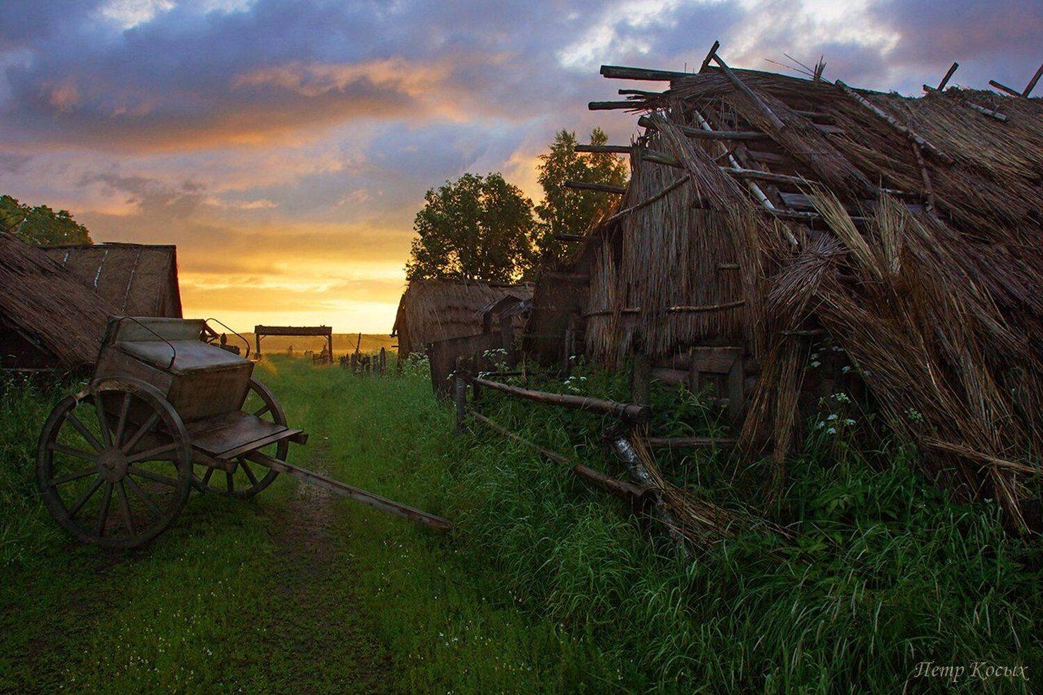 рассвет, деревня, Петр Косых