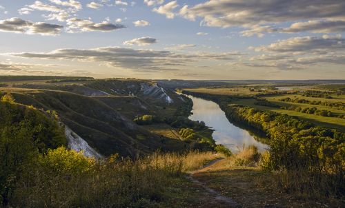 Вечер на Сторожевских скалах Воронежская область
