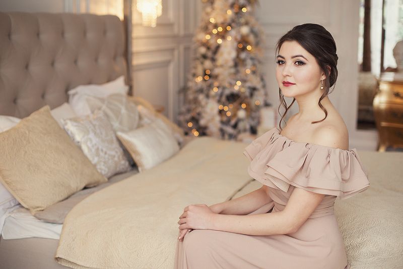 девушка, студия, свет, утро, портрет Утро Софьи фото превью