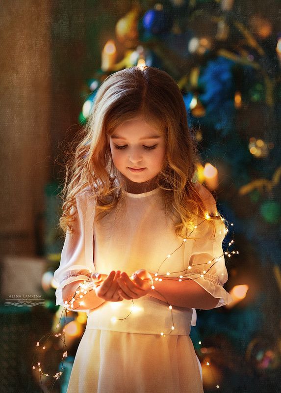 портрет, девочка, семейное фото, студийное фото, новый год, праздник, алина ланкина, Новогодняя история... фото превью