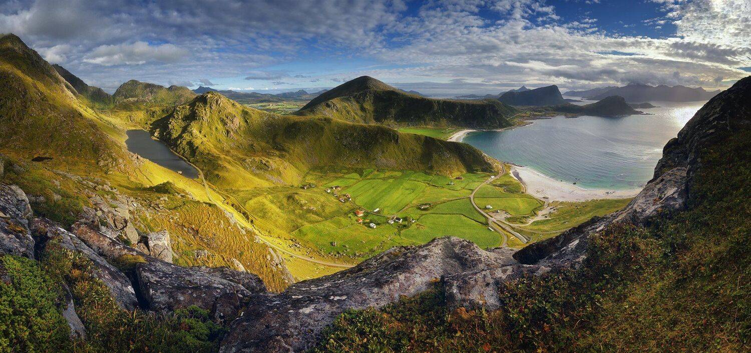 норвегия, лето, панорама, лофотены, Евгений Матюшенков