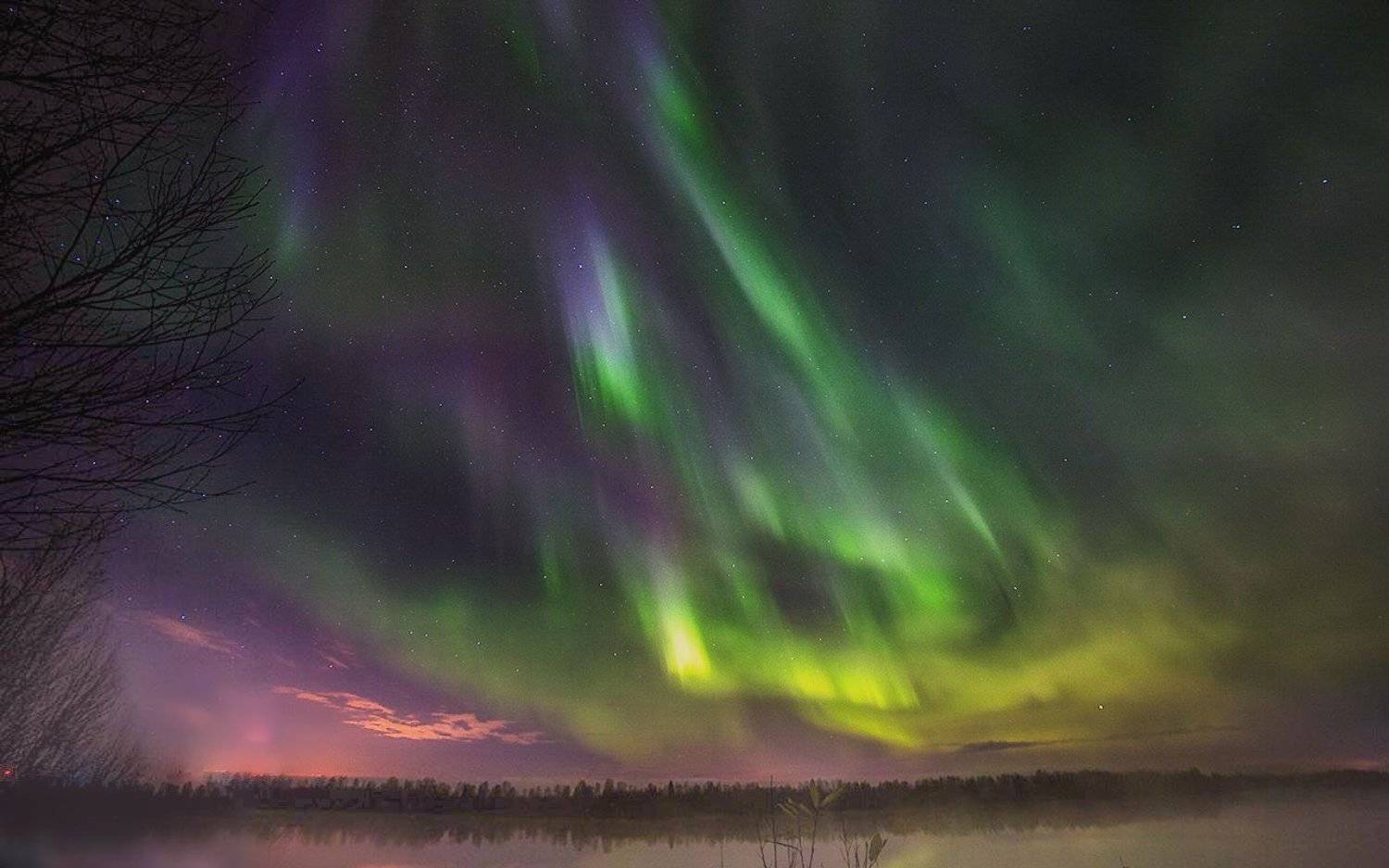 север,ночь,природа,северное сияние,зима,краски,печора,коми,north,night,nature,northern lights,winter,paint,pechora,komi republic, Игорь Триер