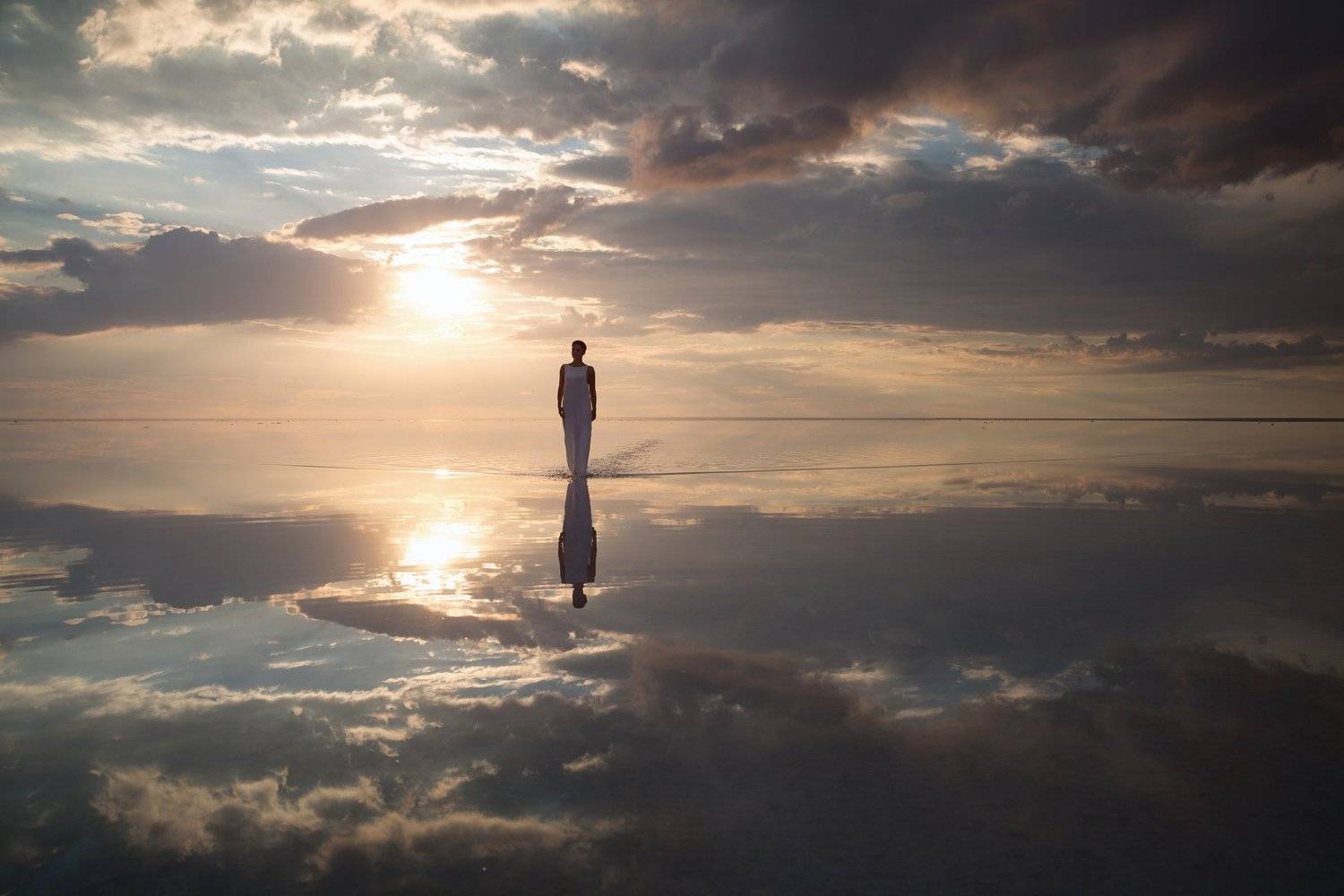 фото , цвет , отражение , небо , солнце , вода , озеро , девушка , эльтон, Федотов Вадим(Vadius)