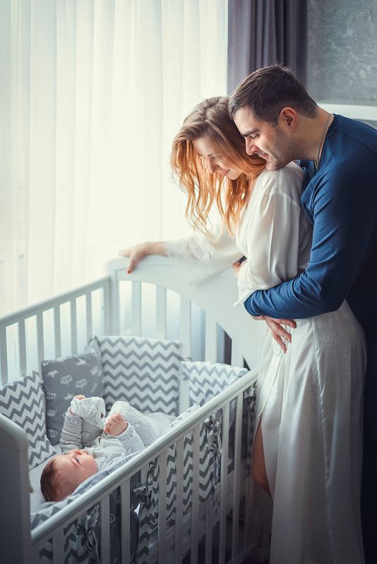 семья любовь забота нежность малыш сын отец счастье ... фото превью