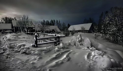 Лунная соната ...в исполнении сугробов... :)