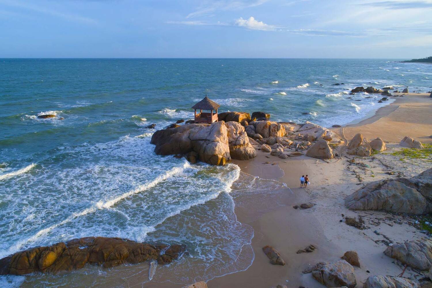 Вьетнам, Ке Га, скалы, море, aerial, Борис Резванцев