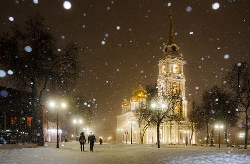 Снегопад в Туле