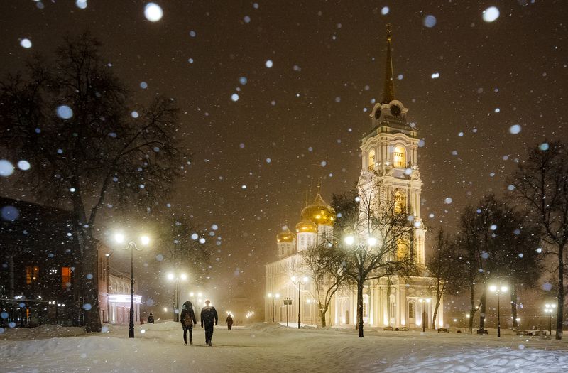 тула Снегопад в Туле фото превью