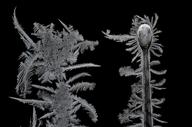 зима морозные узоры Морозные узоры... фото превью