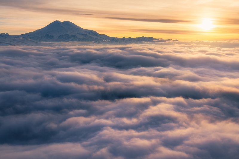 Эльбрус с плато Канжол, Кабардино-Балкария фото превью
