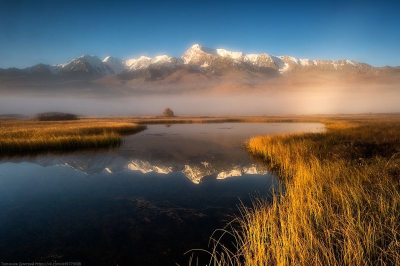 про горы, болото, туман и гало... фото превью