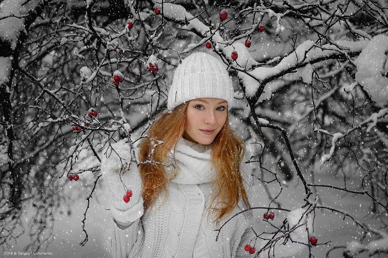 #beauty #portrait #girl #winter #fairytale Рыжик фото превью