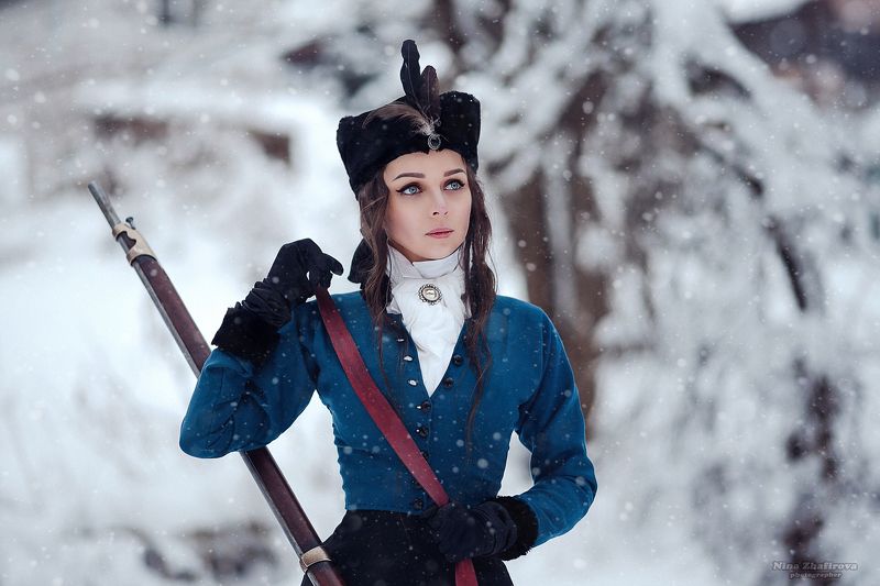 Зимняя охота фото превью