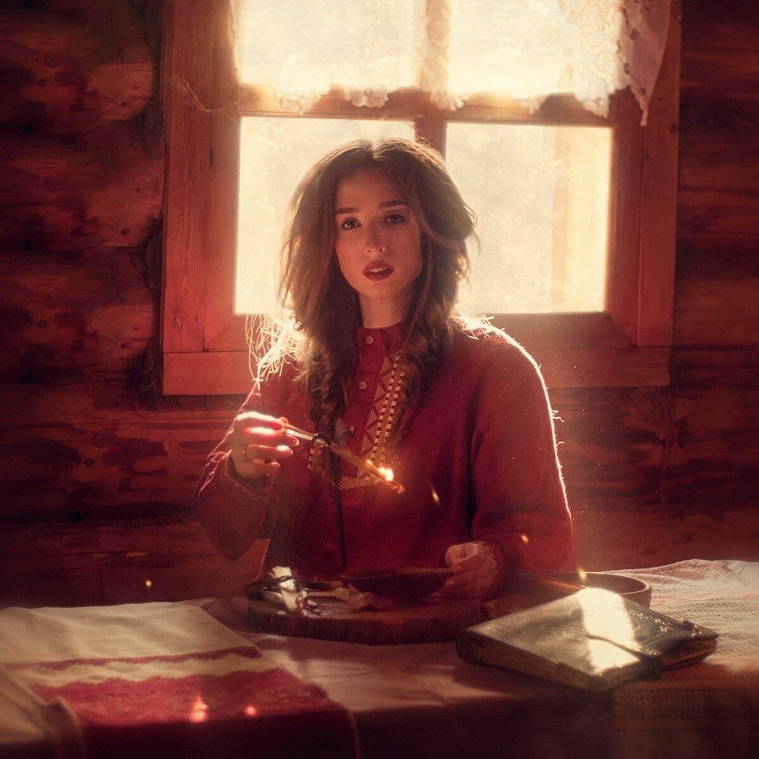 русская, девушка, красавица, сказка, тепло, свет, girl, model, beautiful, russian, fairytale, Лобанова Екатерина