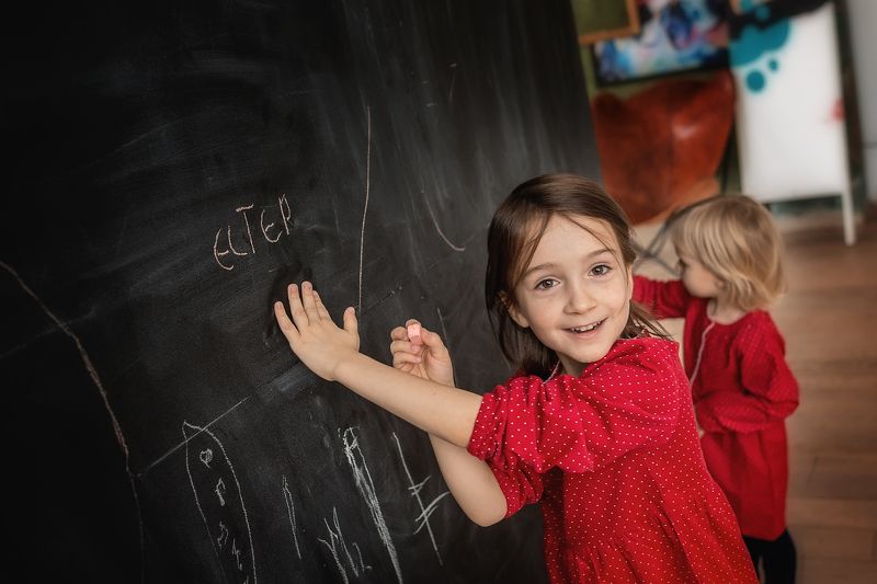 семейная фотография, дети  фото превью