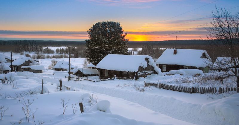 Февральский вечер. фото превью