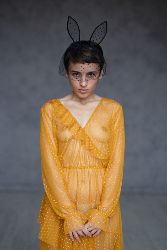 девушка, платье, ню, студия Вера фото превью