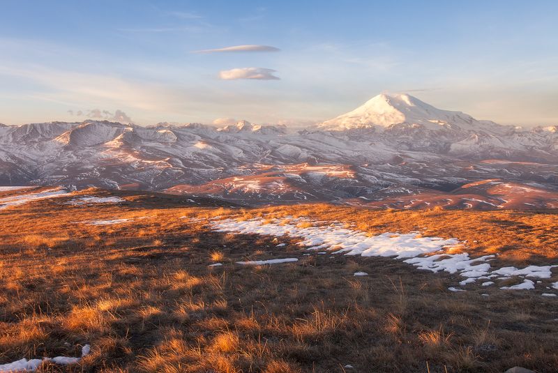 Эльбрус с плато Канжол, Кабардино-Балкария фото превью