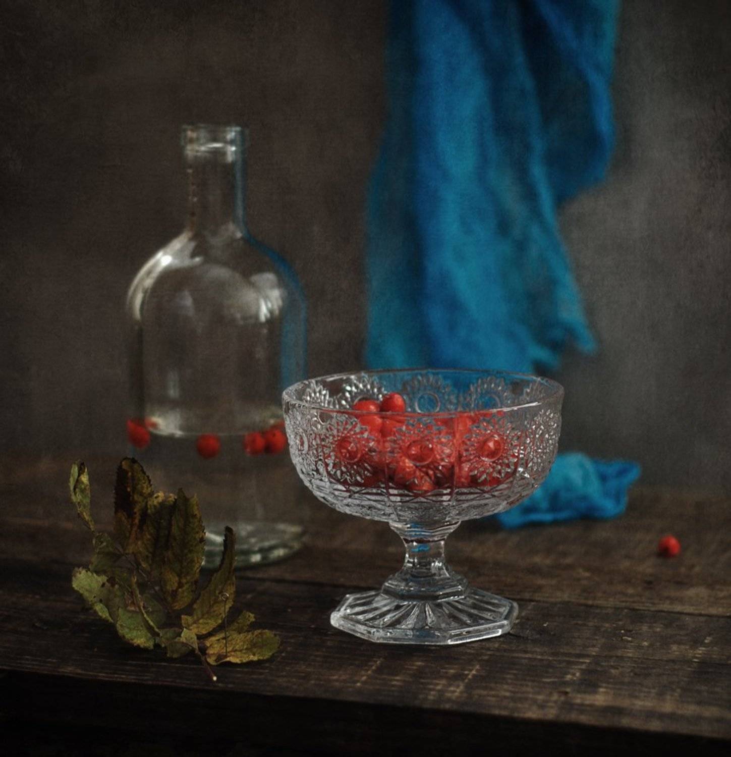 натюрморт,ягоды,рябина, Наталия