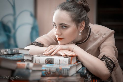 В библиотеке