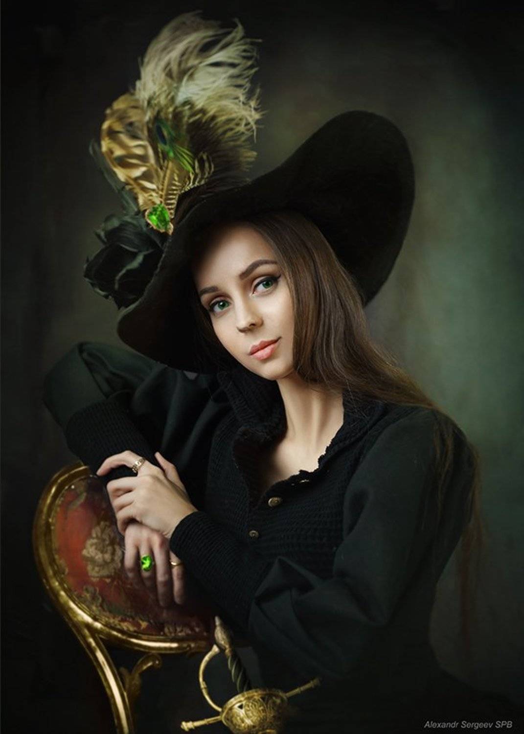 девушка,женственность,красота,ретро,стилизация,арт,фото-арт, Александр Сергеев