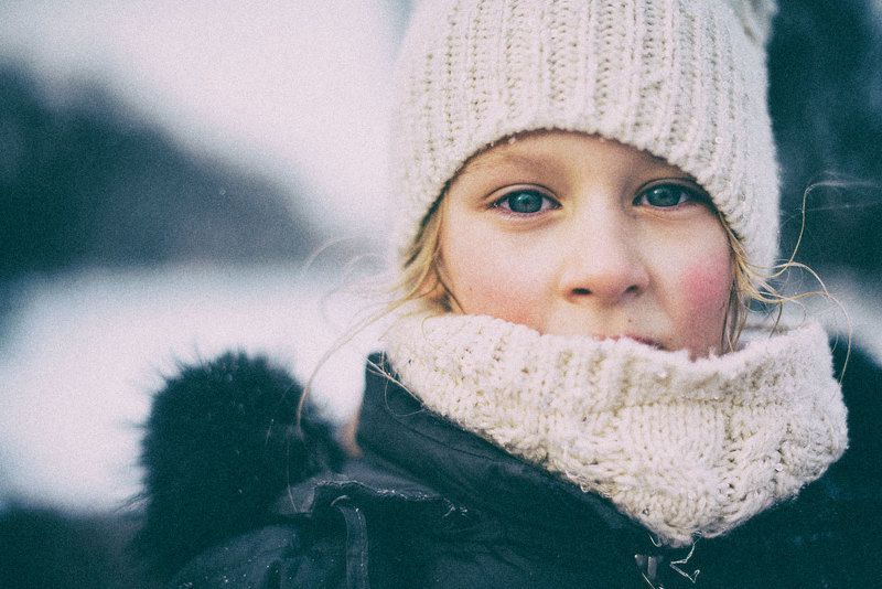 зимний портрет фото превью