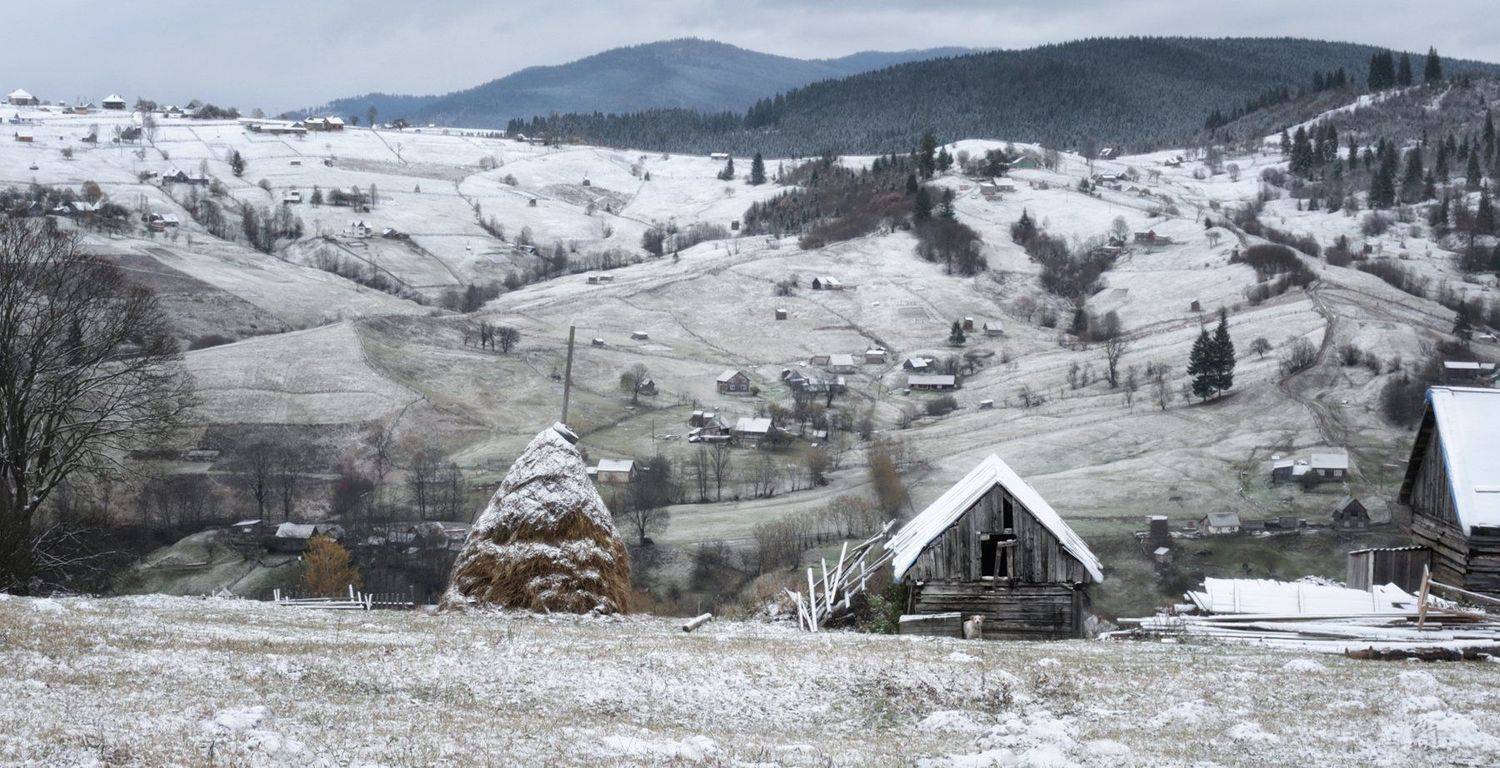 горы, домики, осень, закарпатье, Вьюшкин Игорь