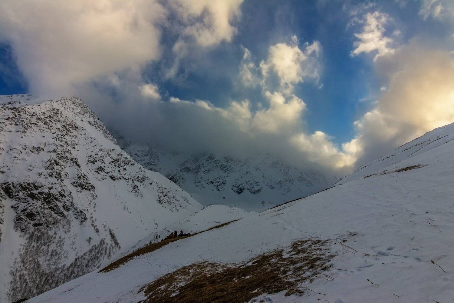 горы, закат, кавказ, Эстелла