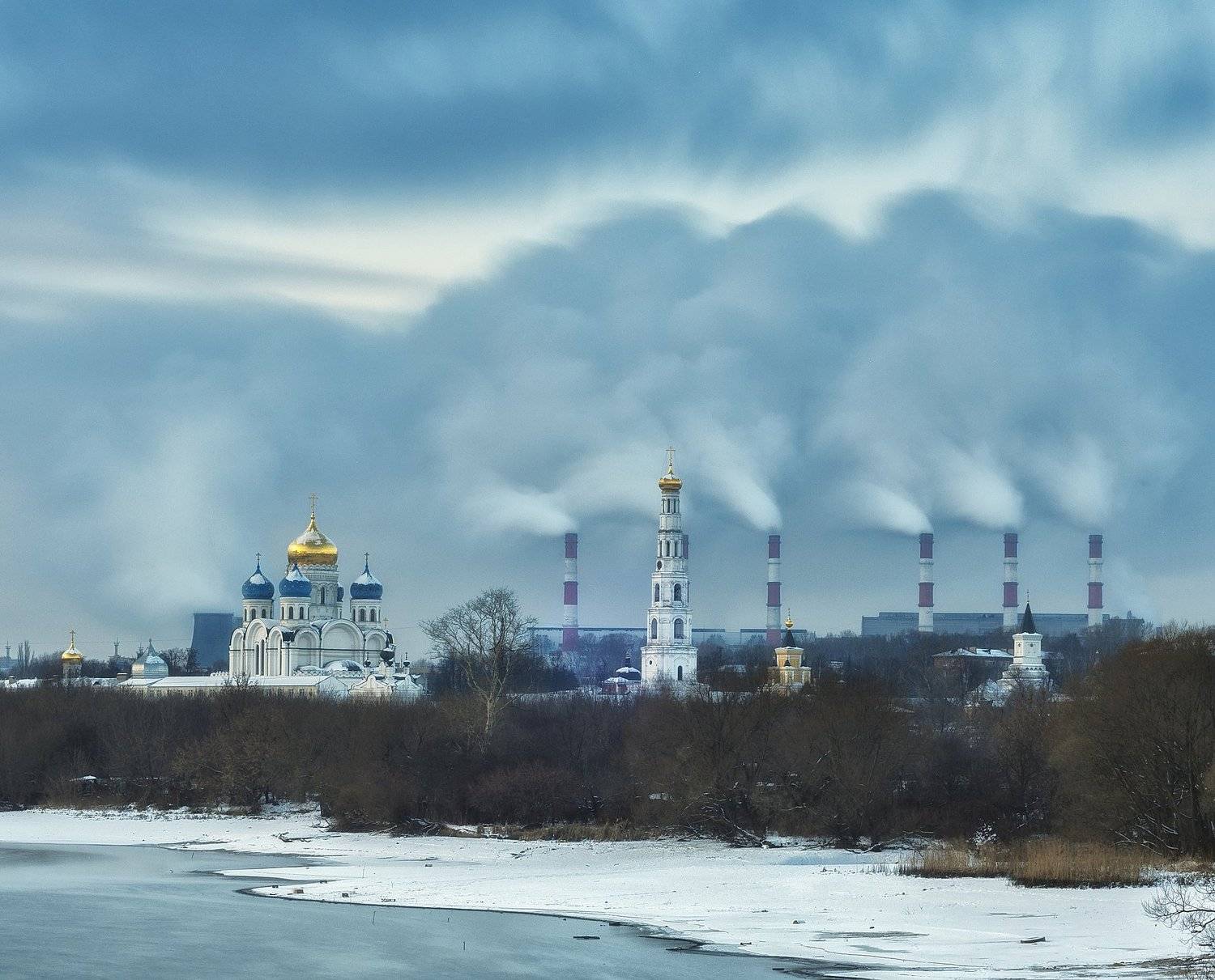 россия, зима, храм, природа, небо, архитектура, путешествии, православие, дзержинский, церквушки, Павел Ныриков