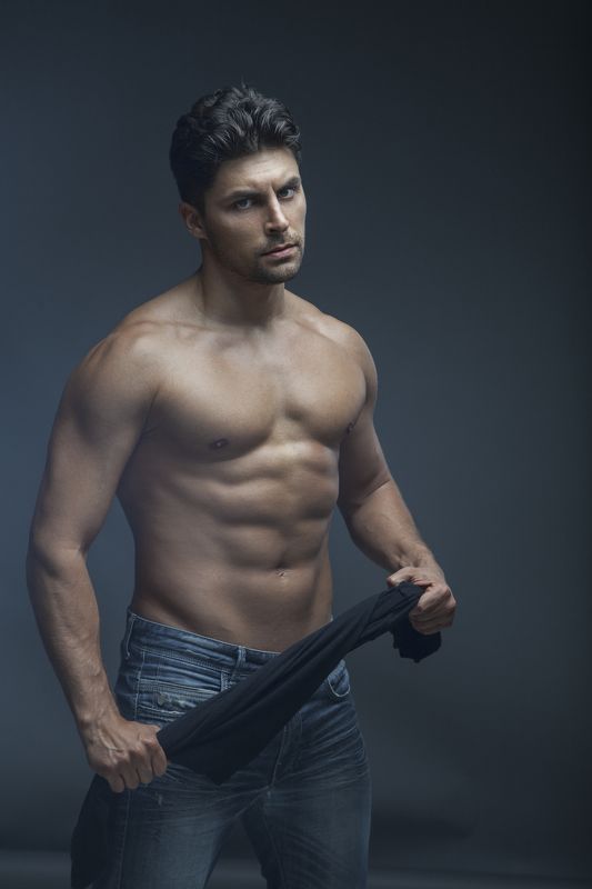 man, portrait, fitness Evgene фото превью