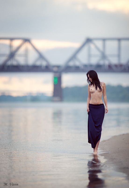 nude, enpleinair, girl, model, cute, beauty Green light фото превью