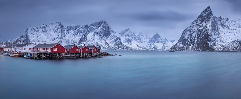 норвегия, лофотены, norway, lofoten Arctic village фото превью