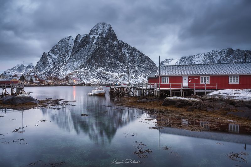 Waiking up in Reine фото превью
