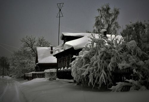 В деревне