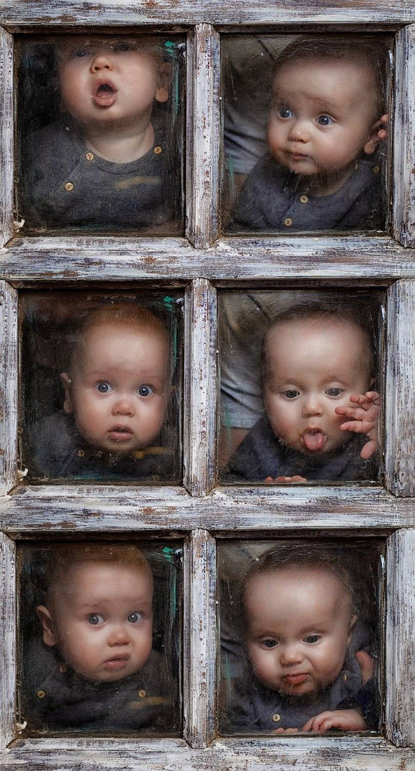 люди, дети, потрет, глаза, эмоции, взгляд, окно, тектсура, двойняшки, коллаж, фотокузница, ivankovale, Ковалёв Иван
