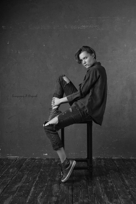 девушка, портрет, студия Оксана фото превью